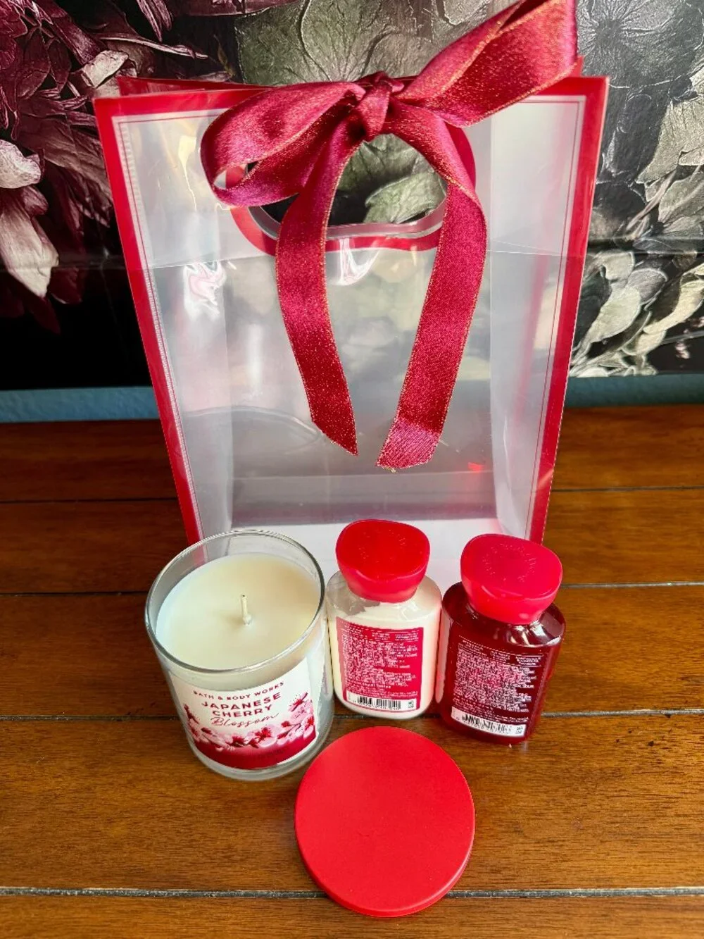 NEW 4-Pc JAPANESE CHERRY BLOSSOM SET Bath & Body Works